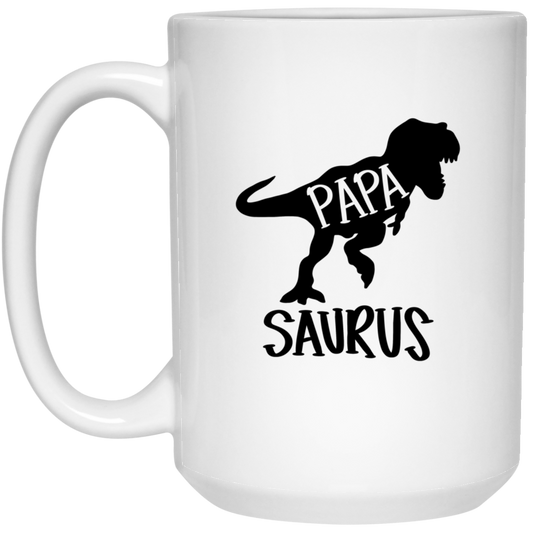 Papa Saurus | 15 oz. White Mug