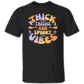Thick Thighs And Spooky Vibes | Premium Short Sleeve T-Shirt