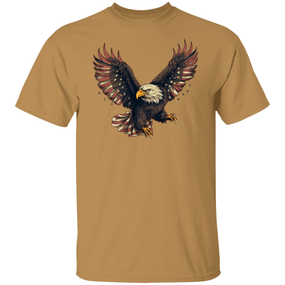 American Flag Eagle | short sleeve premium T-Shirt