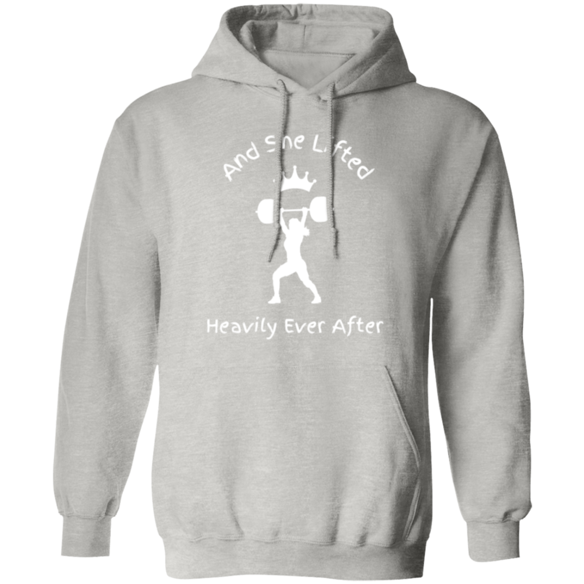 And She Lifted Heavily Ever After-Workout Wear | Pullover Hoodie