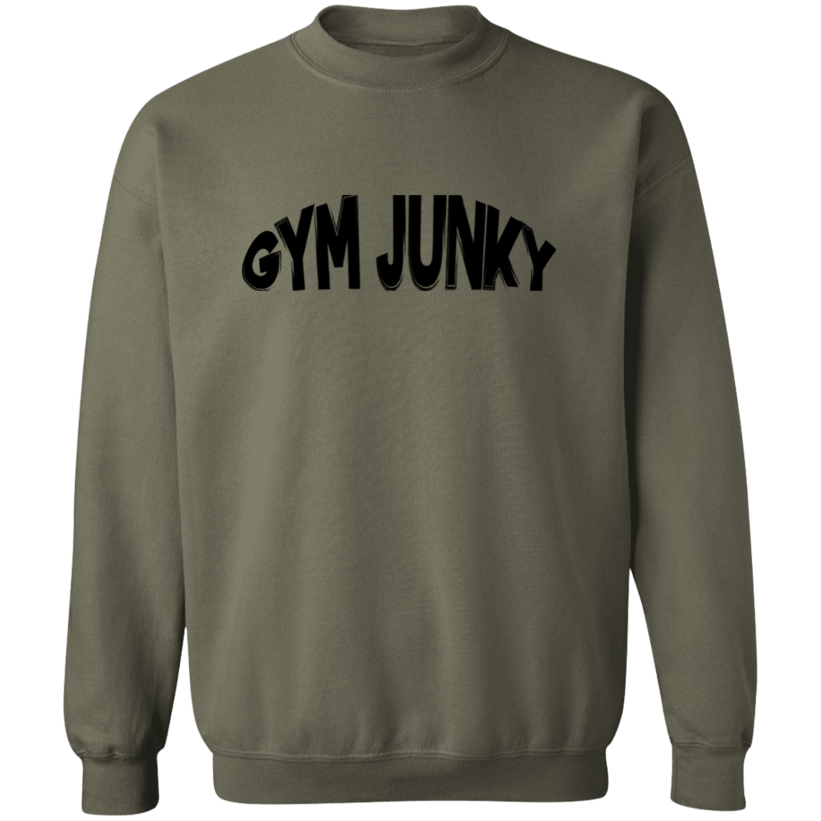 Gym Junky-Activewear | Crewneck Pullover Sweatshirt