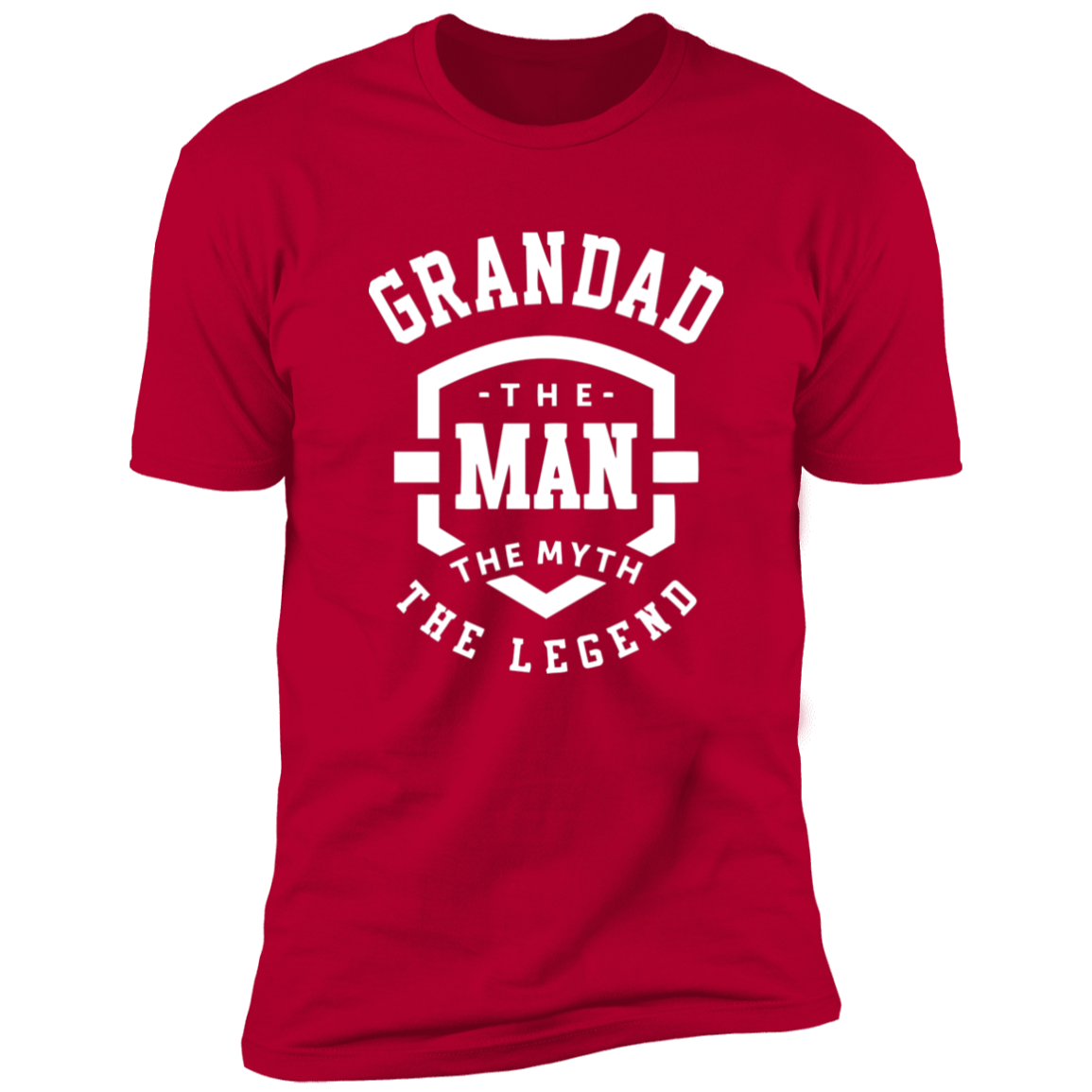 Grandad The Man Myth Legend Premium Short Sleeve Tee