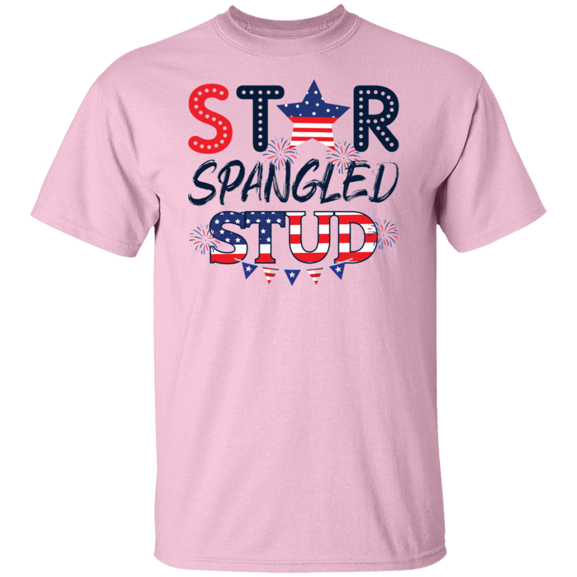 Star Spangled Stud | short sleeve premium 5.3 oz. T-Shirt