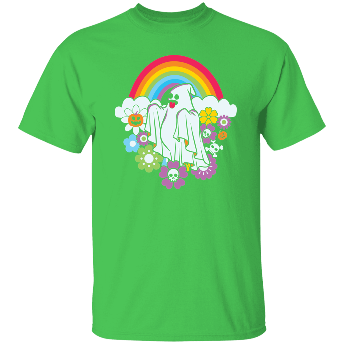 Retro Halloween Ghost | Premium Short Sleeve T-Shirt