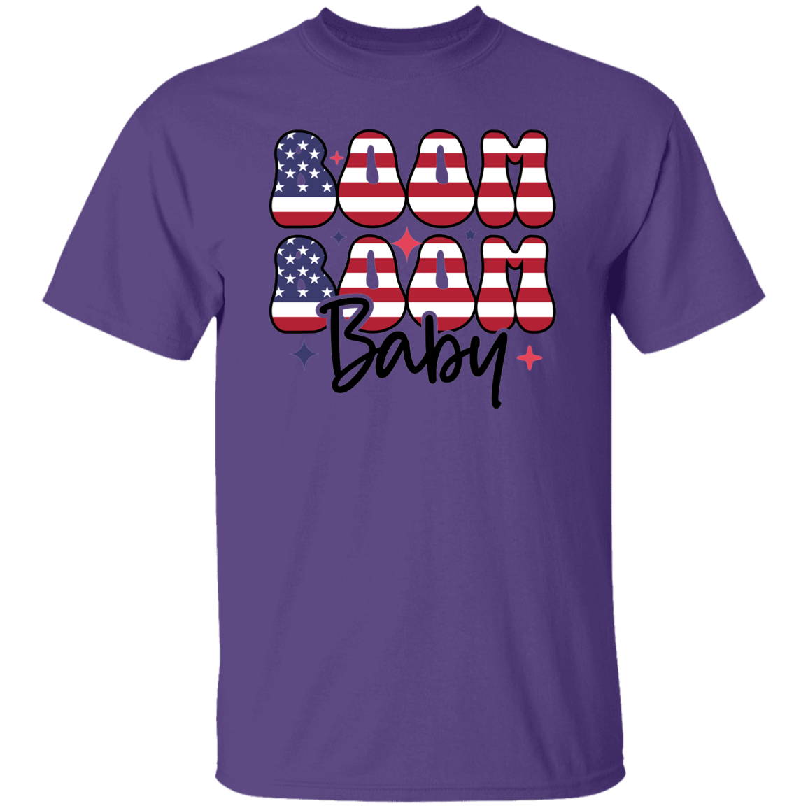 Boom Boom Baby Flag | short sleeve premium T-Shirt