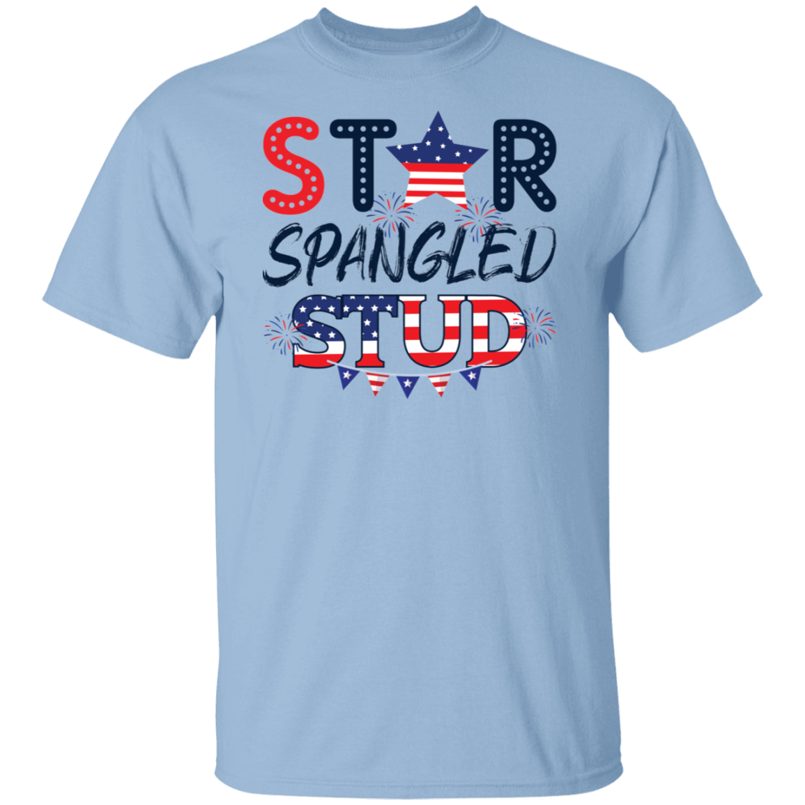 Star Spangled Stud | short sleeve premium 5.3 oz. T-Shirt