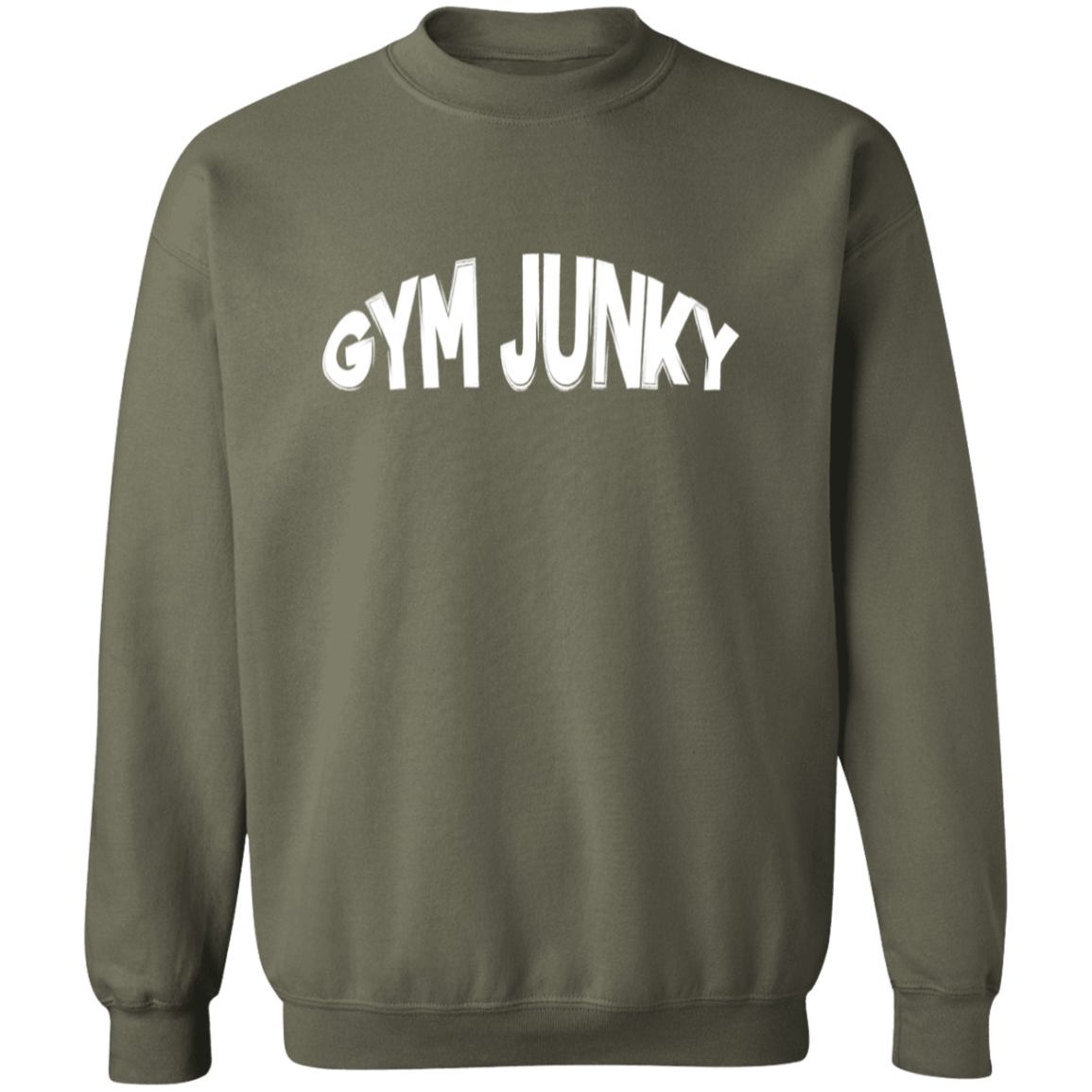 Gym Junky-Activewear | Crewneck Pullover Sweatshirt