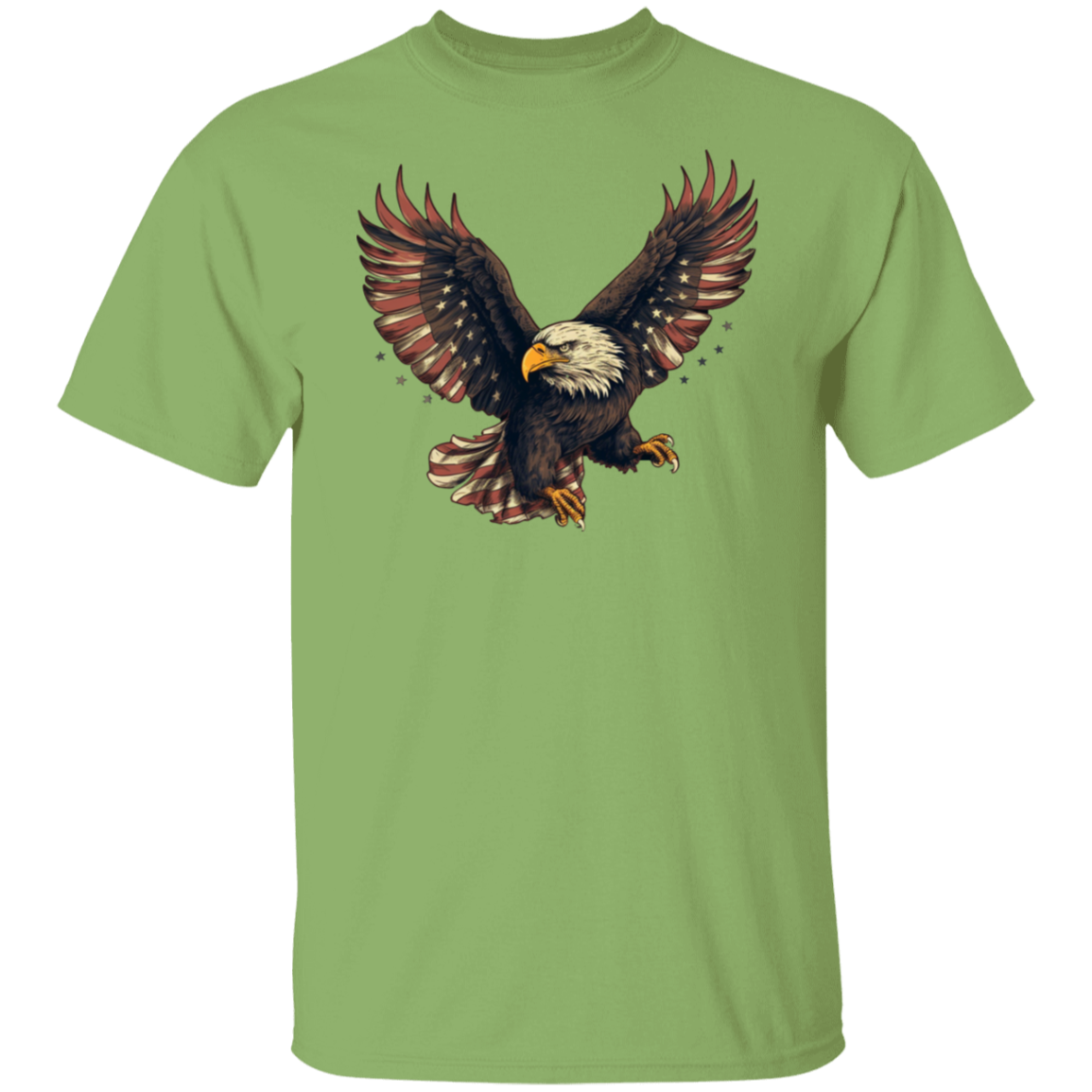 American Flag Eagle | short sleeve premium T-Shirt