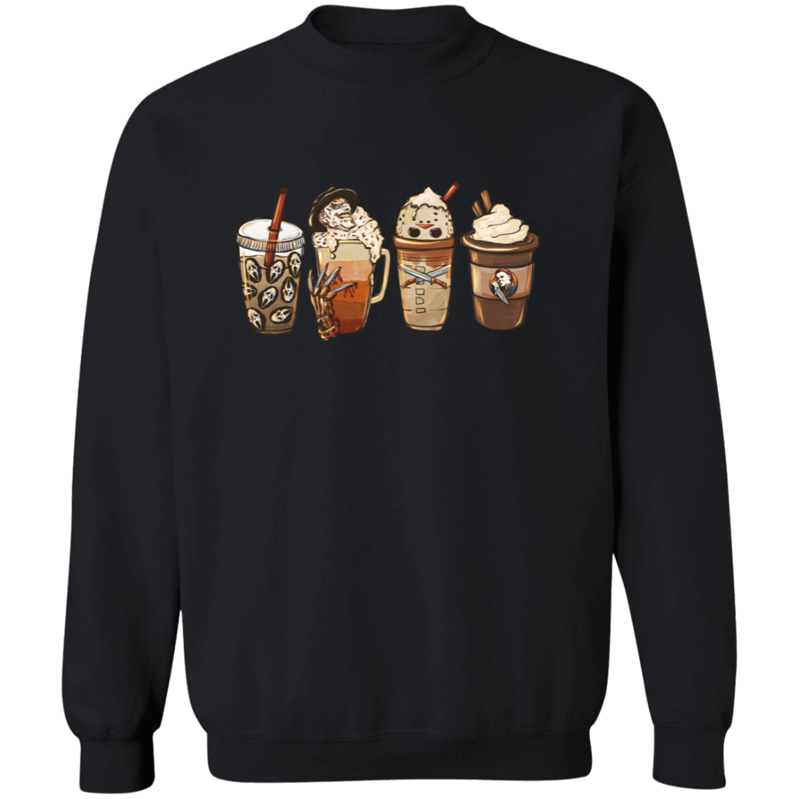 Horror Coffee | Crewneck Pullover Sweatshirt
