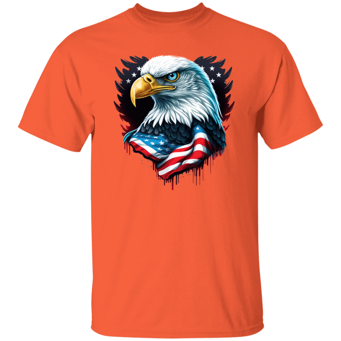 American Flag Eagle | short sleeve premium  T-Shirt