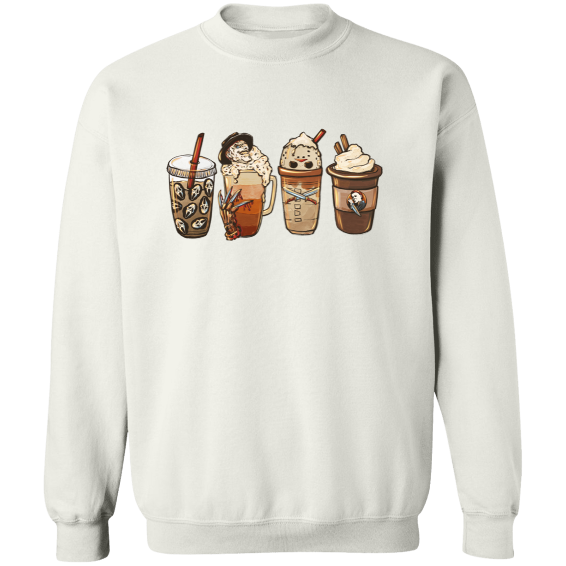 Horror Coffee | Crewneck Pullover Sweatshirt