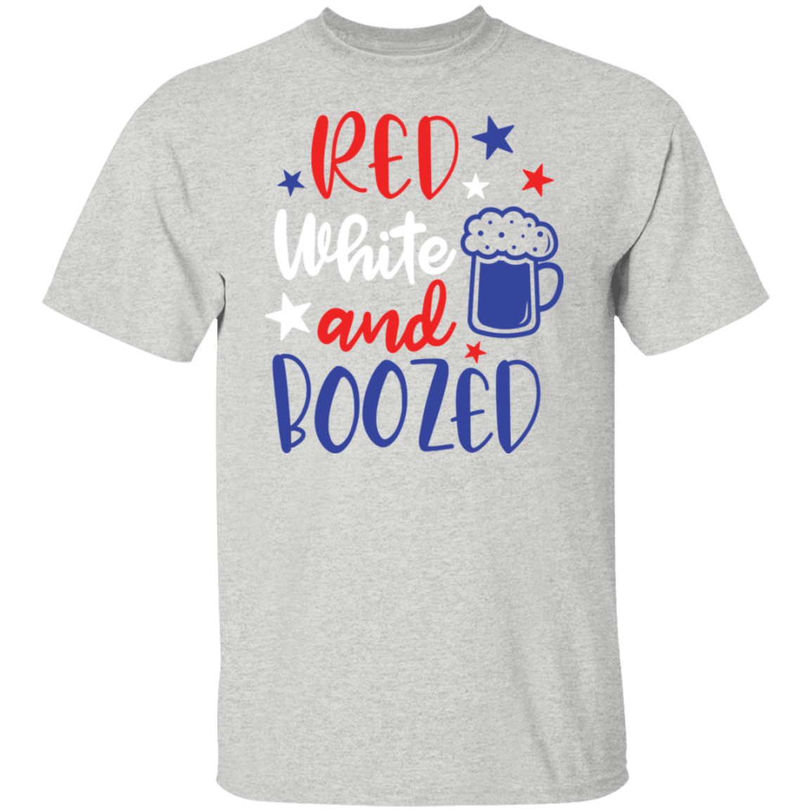 Red White and Boozed | short sleeve premium 5.3 oz. T-Shirt