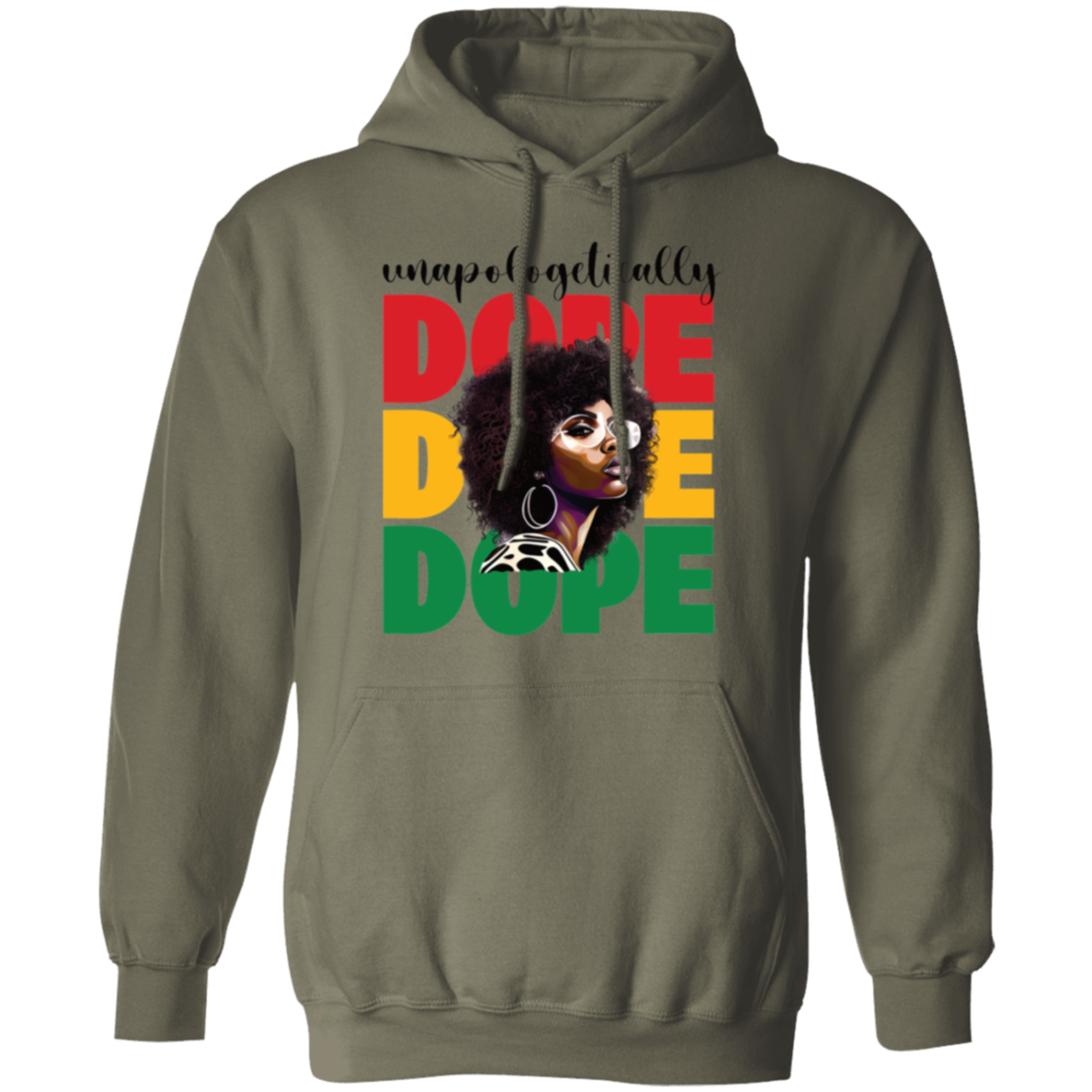Unapologetically Dope | Afrocentric | Pullover Hoodie