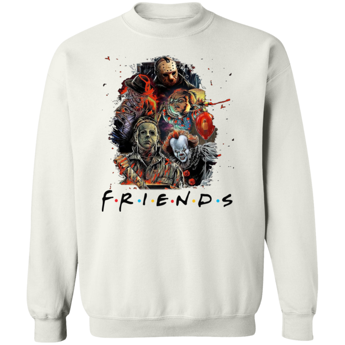 Ghoulie Friends | Crewneck Pullover Sweatshirt
