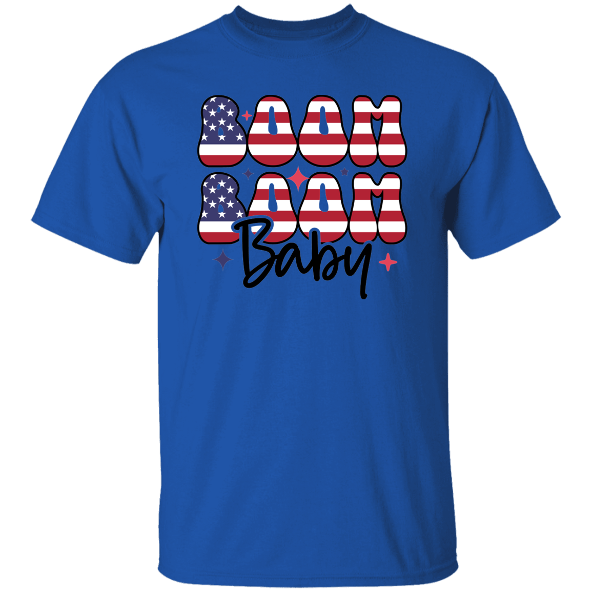 Boom Boom Baby Flag | short sleeve premium T-Shirt