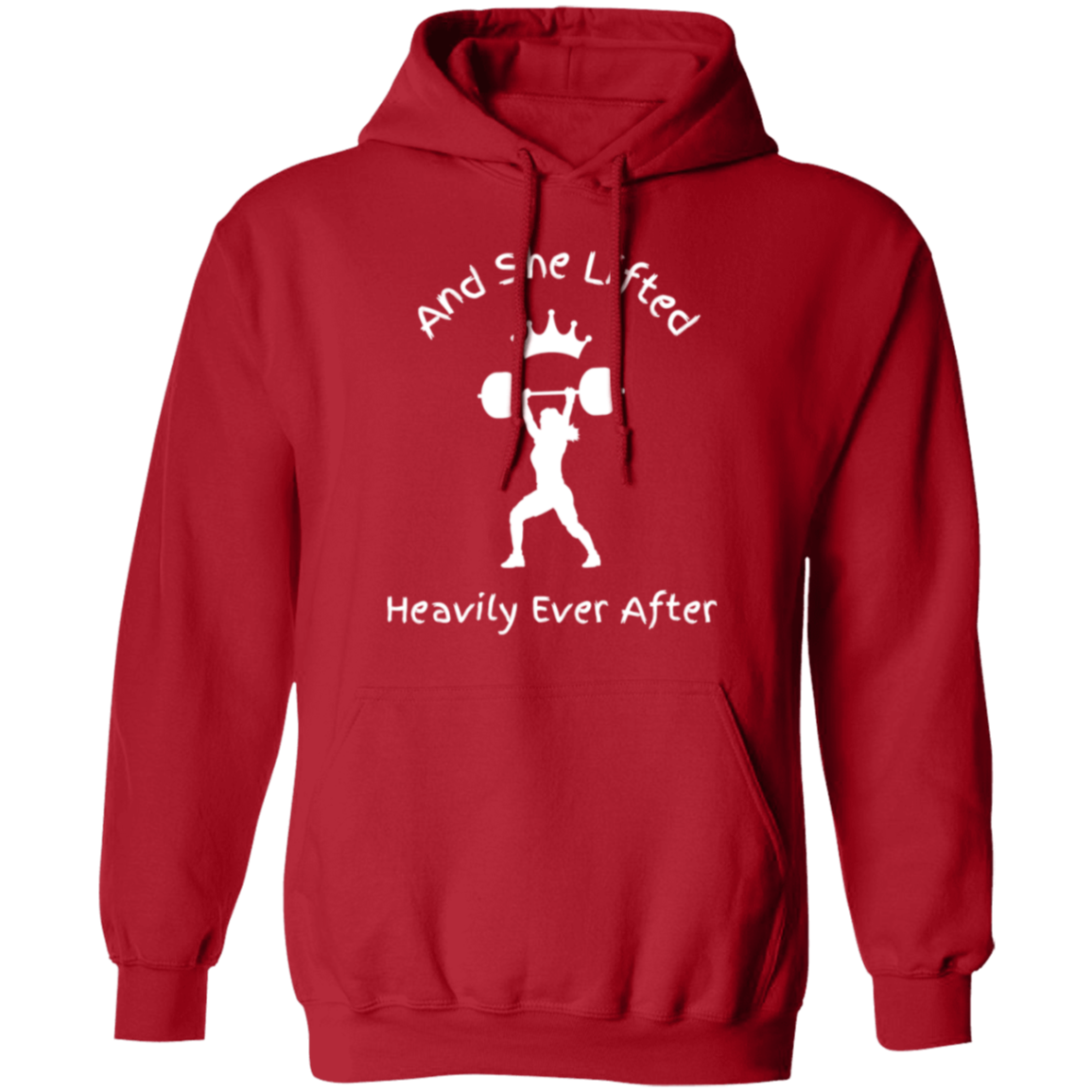 And She Lifted Heavily Ever After-Workout Wear | Pullover Hoodie