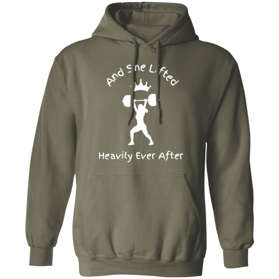 And She Lifted Heavily Ever After-Workout Wear | Pullover Hoodie
