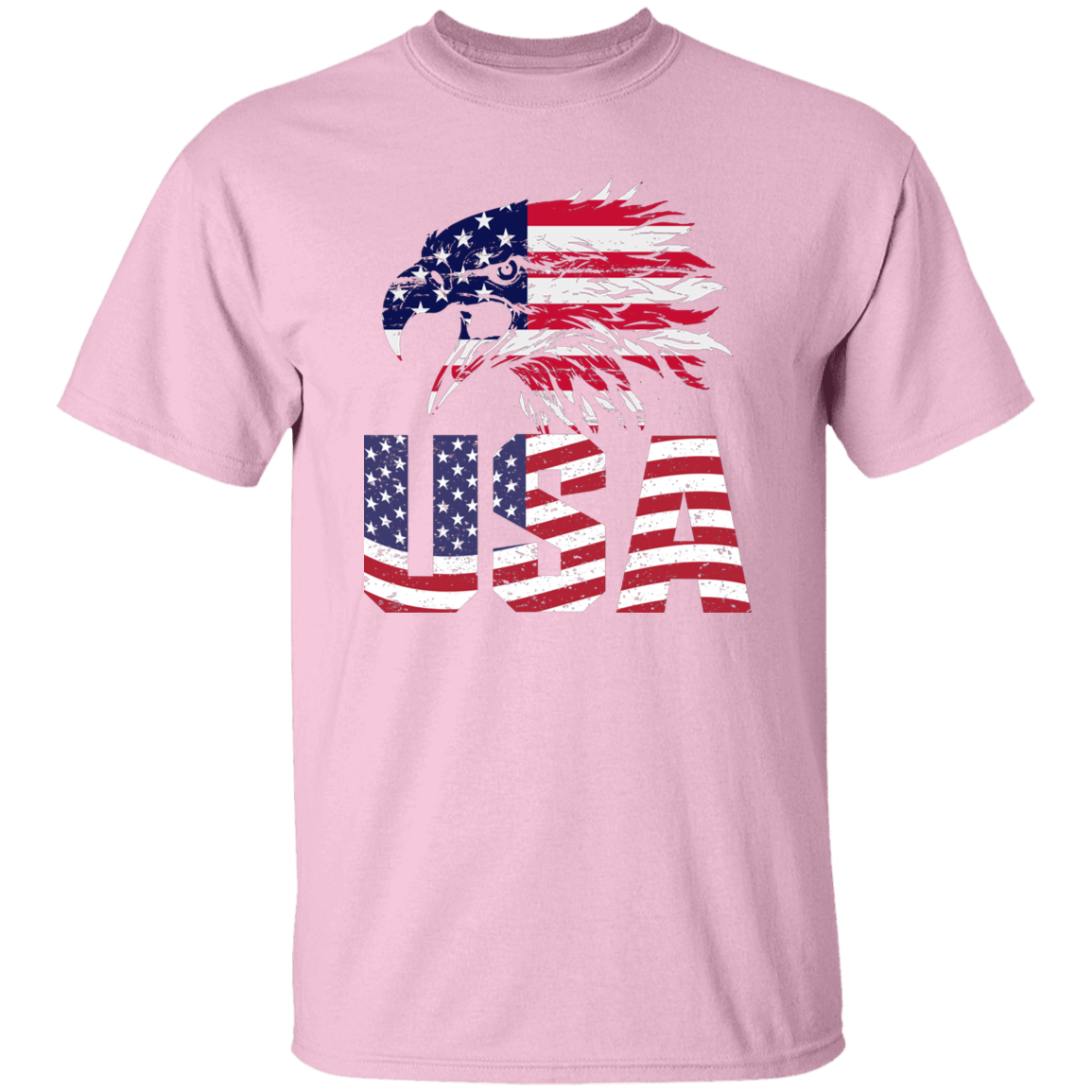 American Flag Eagle | short sleeve premium T-Shirt