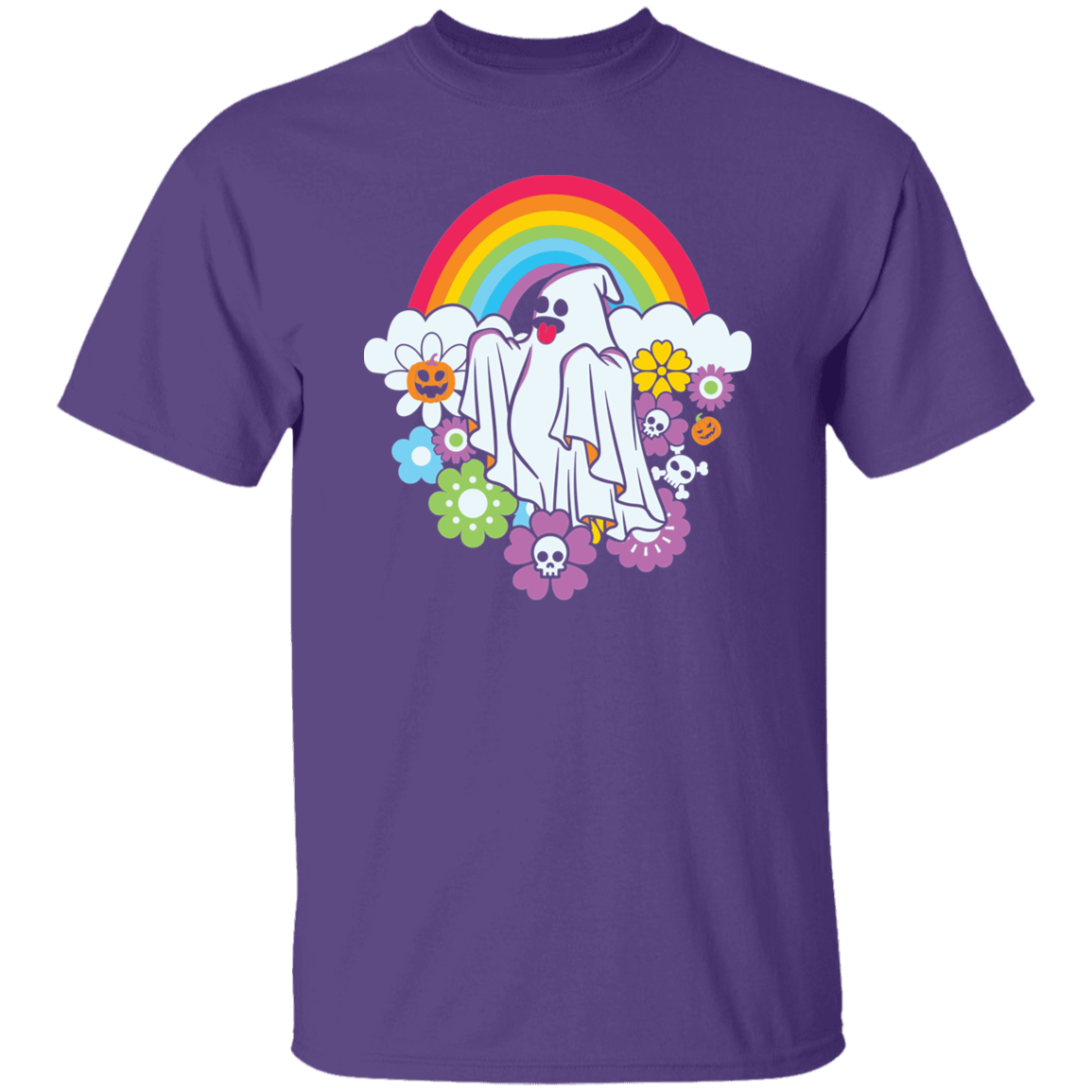 Retro Halloween Ghost | Premium Short Sleeve T-Shirt