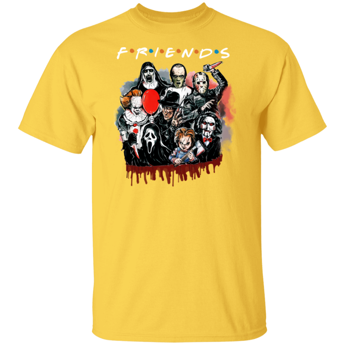 Scary Movie Friends | Premium Short SleeveT-Shirt