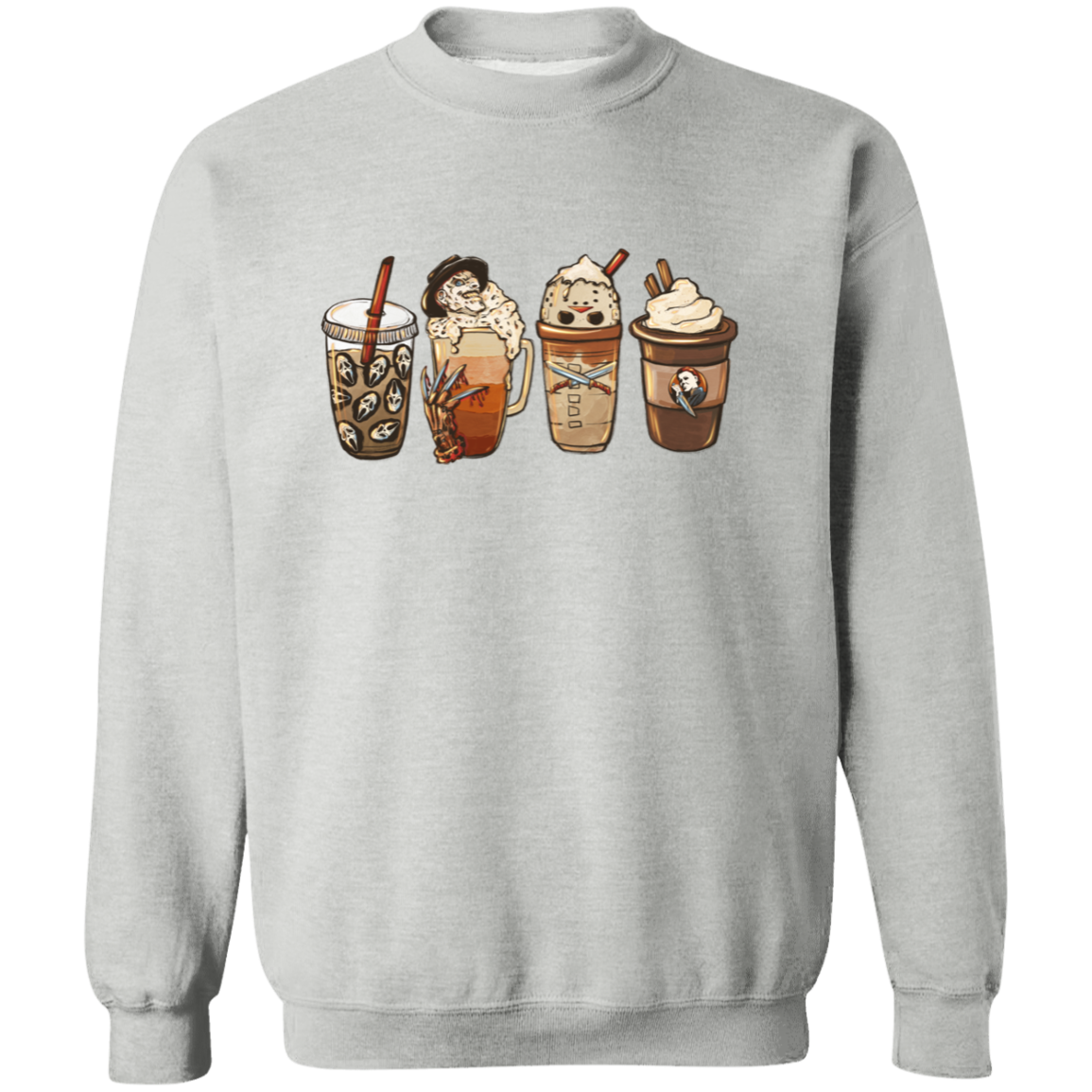 Horror Coffee | Crewneck Pullover Sweatshirt