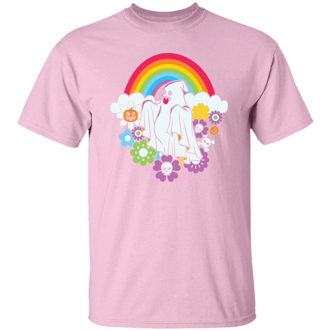 Retro Halloween Ghost | Premium Short Sleeve T-Shirt