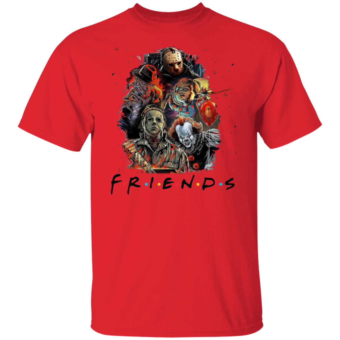 Scary Friends Halloween | Premium Short Sleeve T-Shirt