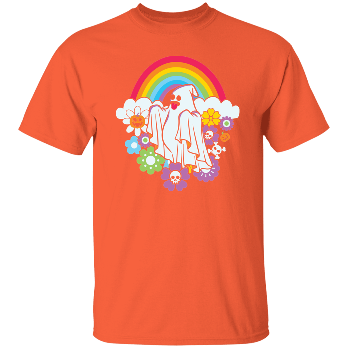 Retro Halloween Ghost | Premium Short Sleeve T-Shirt
