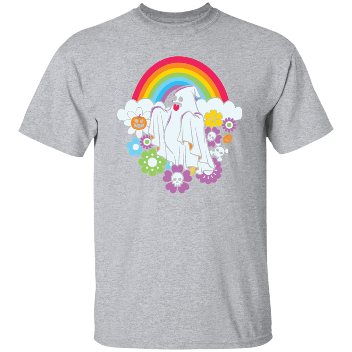 Retro Halloween Ghost | Premium Short Sleeve T-Shirt