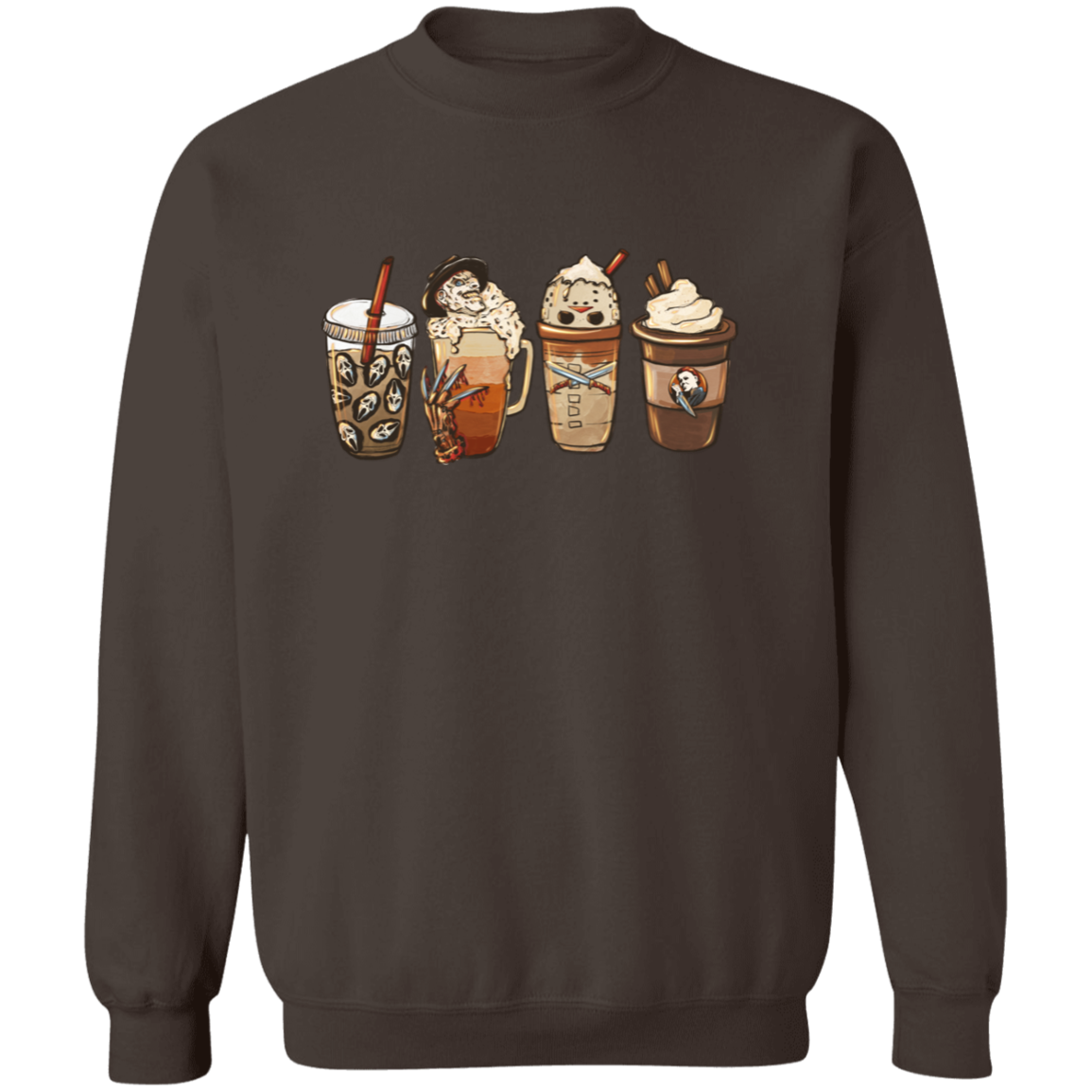 Horror Coffee | Crewneck Pullover Sweatshirt