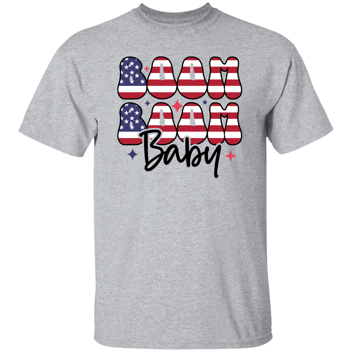 Boom Boom Baby Flag | short sleeve premium T-Shirt