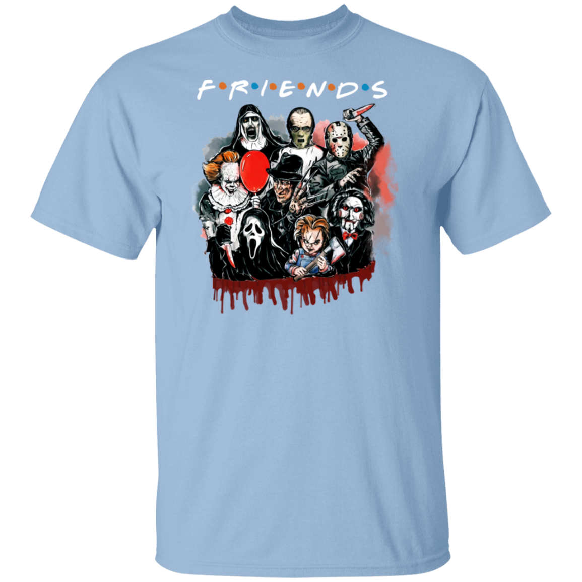 Scary Movie Friends | Premium Short SleeveT-Shirt