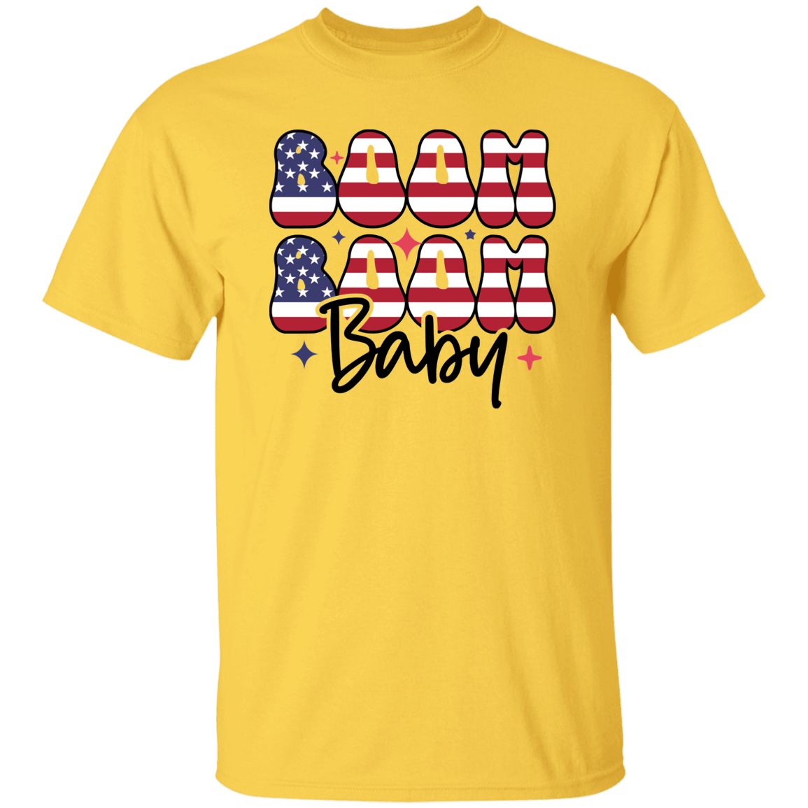 Boom Boom Baby Flag | short sleeve premium T-Shirt