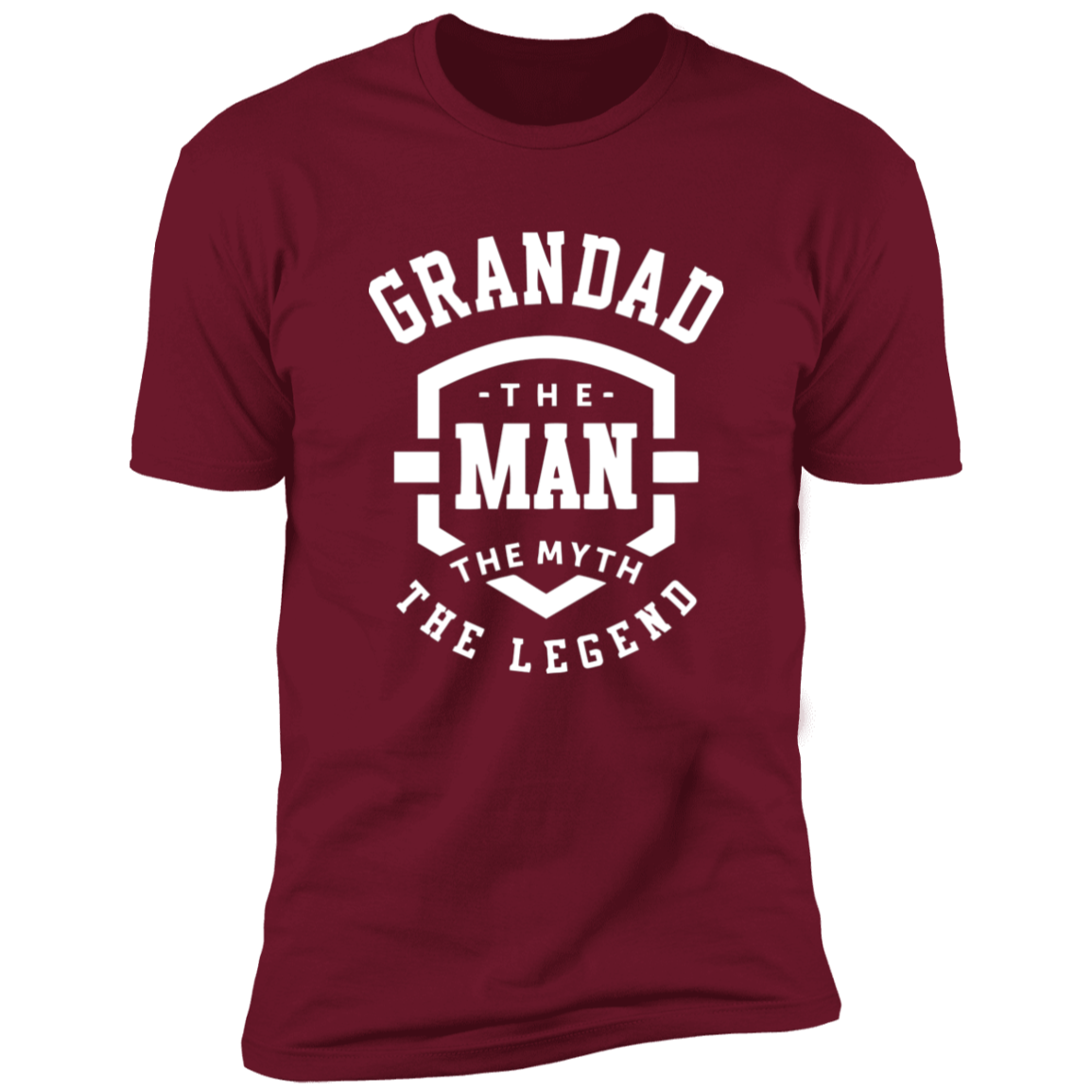 Grandad The Man Myth Legend Premium Short Sleeve Tee
