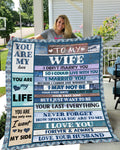 To My Wife | I Married You Because I Cannot Live Without You | Cozy Plush Fleece Blanket