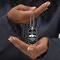 To My Son | I Hope You Believe In Yourself | Love Dad | Dog Tag