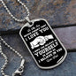 To My Son | I Hope You Believe In Yourself | Love Dad | Dog Tag