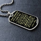 To My Daughter | Never Forget How Much I Love You | Love Dad | Dog Tag