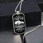 To My Son | I Hope You Believe In Yourself | Love Dad | Dog Tag