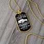 To My Son | I Hope You Believe In Yourself | Love Dad | Dog Tag