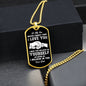 To My Son | I Hope You Believe In Yourself | Love Dad | Dog Tag