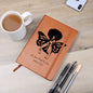 Black Woman Butterfly Let Your Mind Be Free Journal