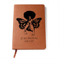 Black Woman Butterfly Let Your Mind Be Free Journal