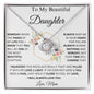 To My Beautiful Daughter | Love Knot Necklace