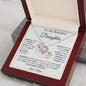 To My Beautiful Daughter | Love Knot Necklace