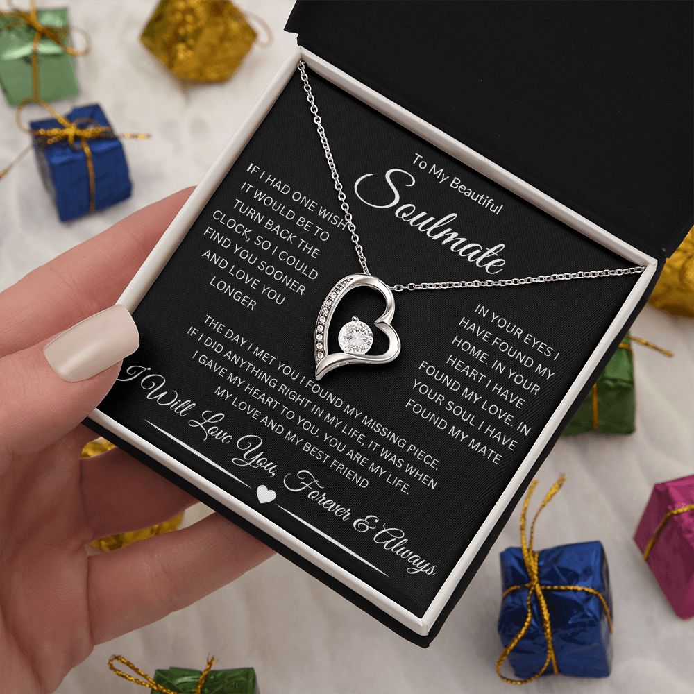 To My Beautiful Soulmate | Forever Love Necklace
