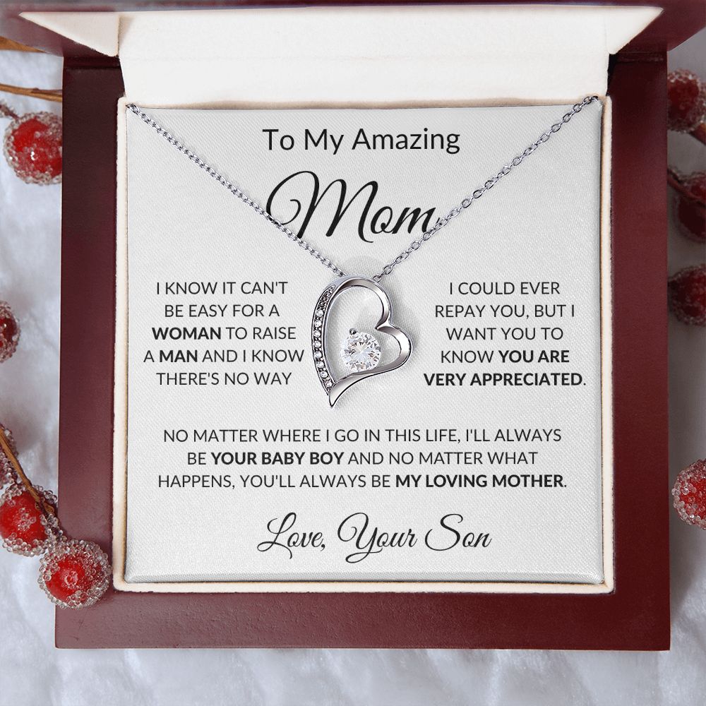 To My Amazing Mom | Forever Love Necklace
