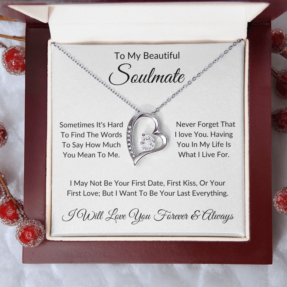 To My Beautiful Soulmate | Forever Love Necklace