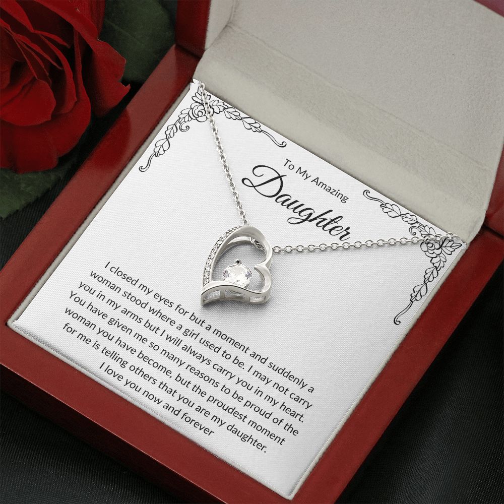 To My Amazing Daughter | Forever Love Necklace