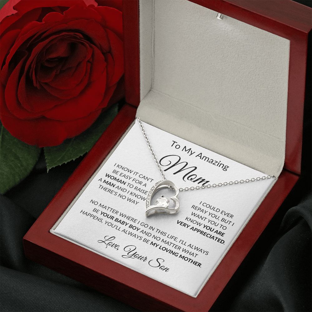 To My Amazing Mom | Forever Love Necklace